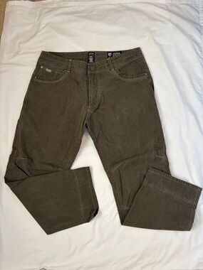 🔥 KÜHL Revolvr Vintage Patina Dye Pants | Evergreen Utility | 38x30 | Gorpcore